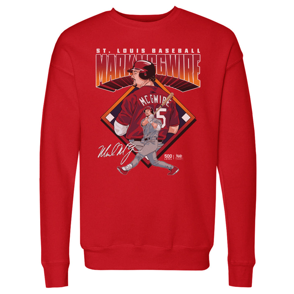 Mark McGwire St. Louis Baseball Diamond WHT (ONLINE ORDER ONLY)