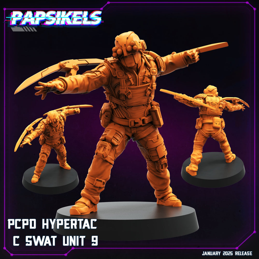3D Printed Papsikels Pcpd Hypertac C Swat Set January 2025 - Cyberpunk 28mm 32mm (Online Only)