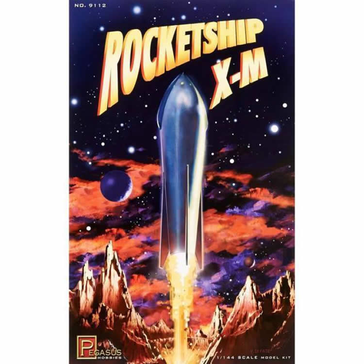 PEG9112 Rocketship X-M 1/144 Plastic Model Kit Pegasus Hobbies (ONLINE ORDER ONLY)