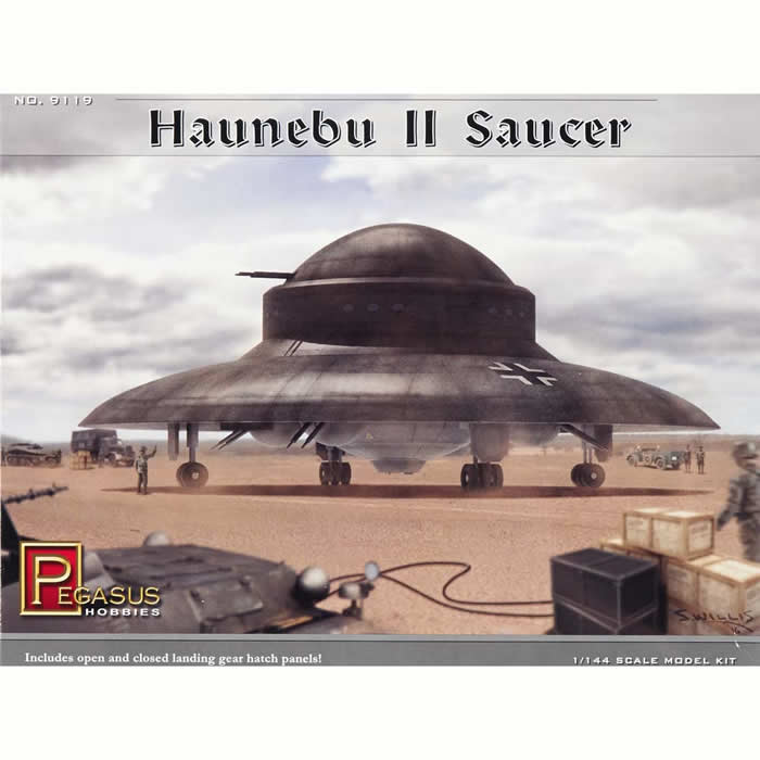 PEG9119 Haunebu II 1/144 Scale Plastic Model Kit Pegasus (ONLINE ORDER ONLY)