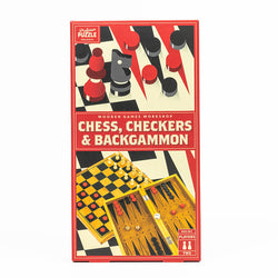 Professor Puzzle: Wooden Games Workshop - Chess, Checkers & Backgammon (ONLINE ORDER ONLY)