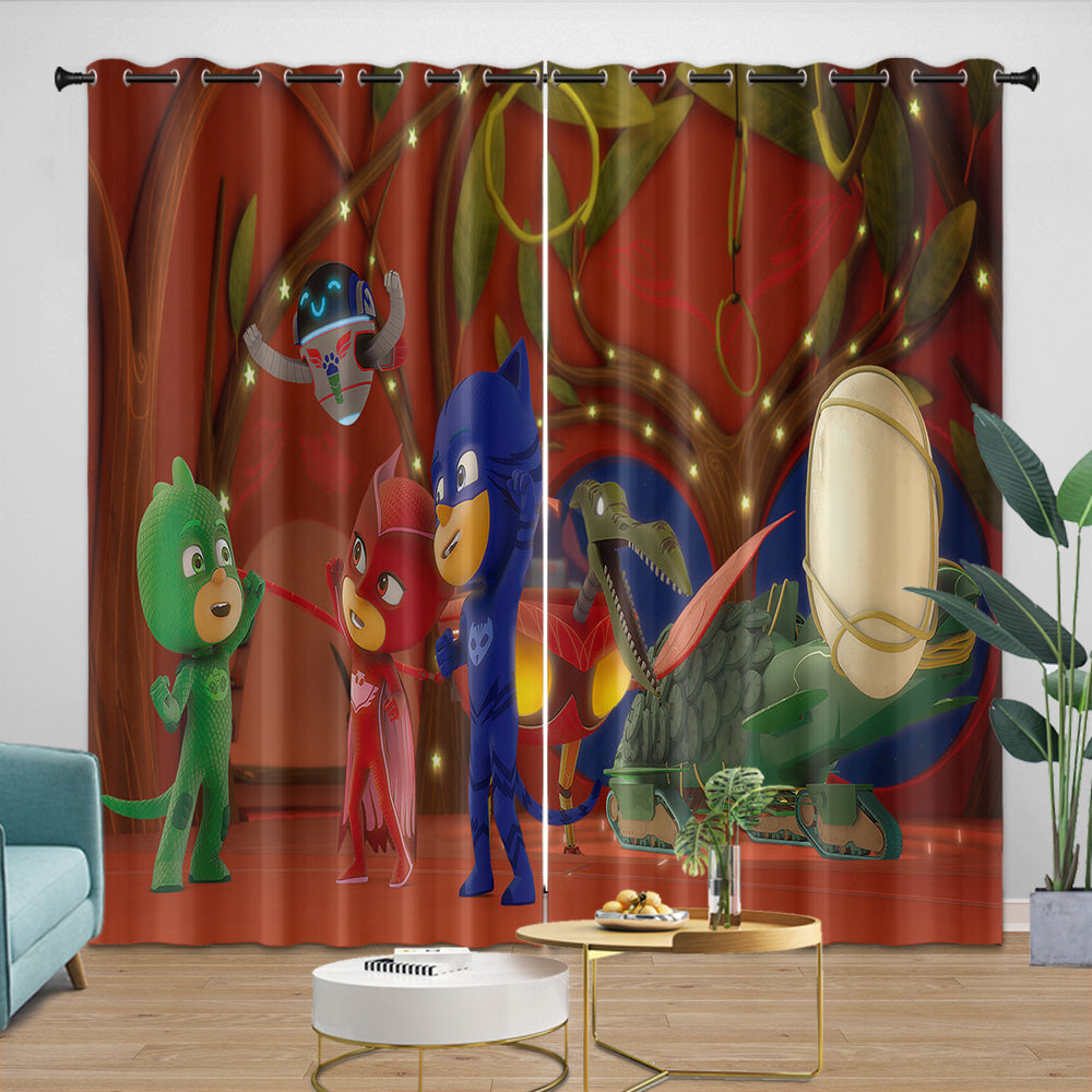 PJ Masks Curtains Pattern Blackout Window Drapes Room Decoration (ONLINE ORDER ONLY)