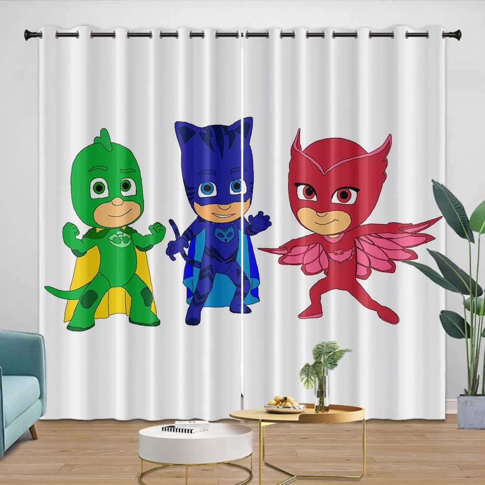 PJ Masks Curtains Pattern Blackout Window Drapes Room Decoration (ONLINE ORDER ONLY)