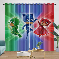 PJ Masks Curtains Pattern Blackout Window Drapes Room Decoration (ONLINE ORDER ONLY)