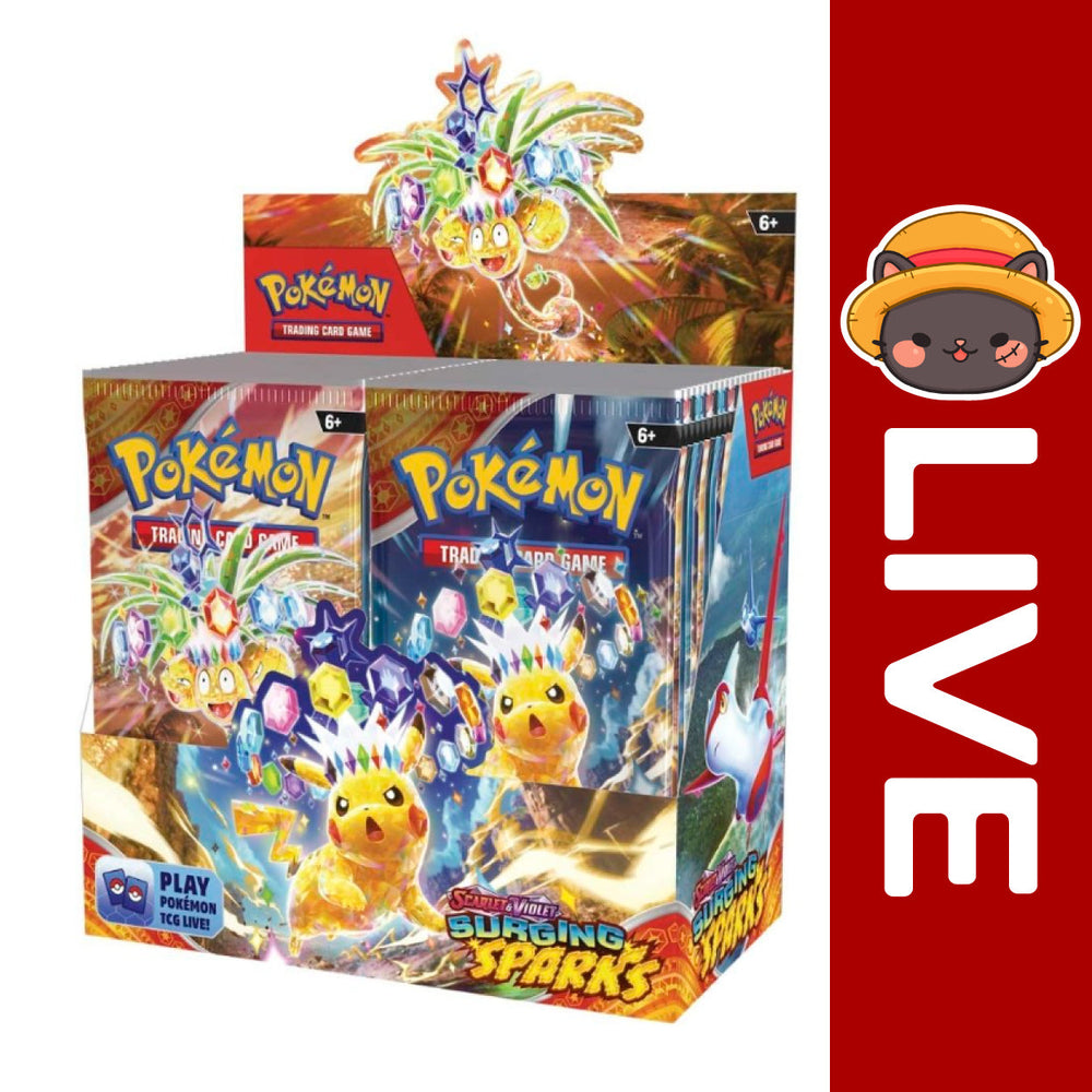 Pokémon TCG English - Surging Sparks - Scarlet & Violet (Online Only) (Online Order Only)