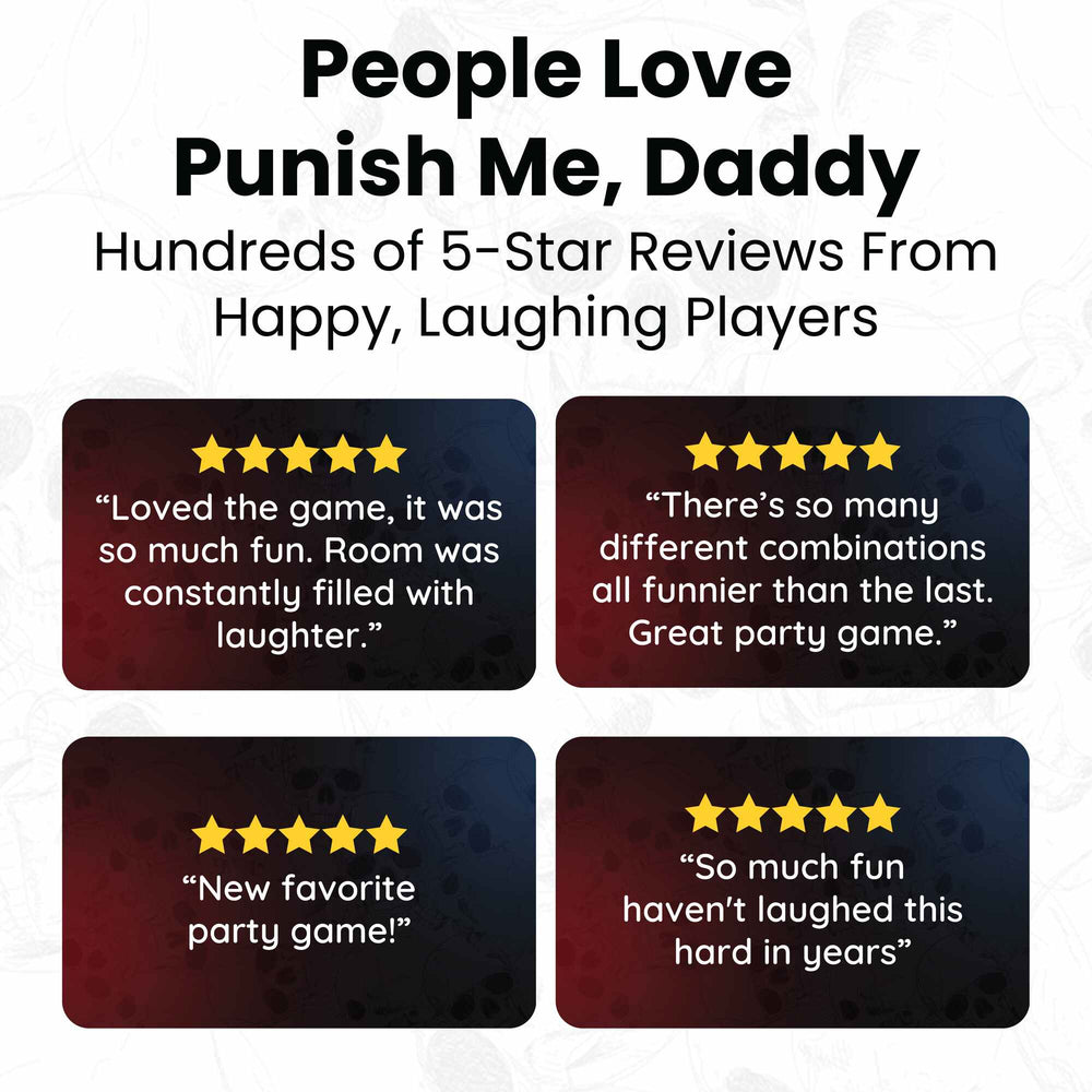 Punish Me, Daddy Card Game (Online Order Only)