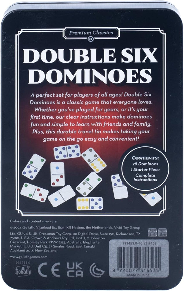 Pressman Premium Classics: Double Six Dominoes (ONLINE ORDER ONLY)