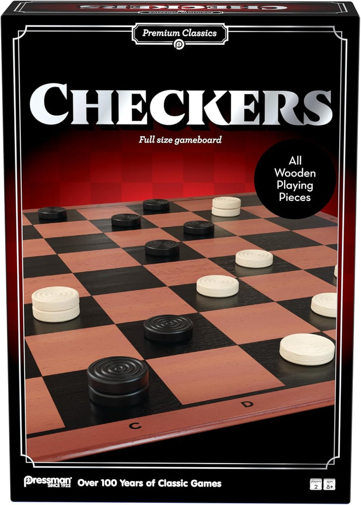 Pressman Premium Classics: Checkers (ONLINE ORDER ONLY)