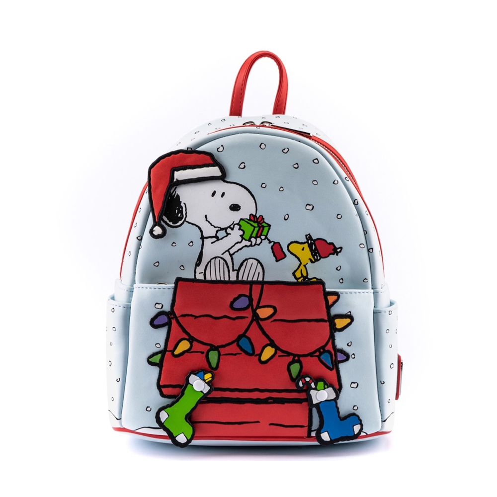 Loungefly: Peanuts Gift Giving Snoopy and Woodstock Mini Backpack (ONLINE ORDER ONLY)