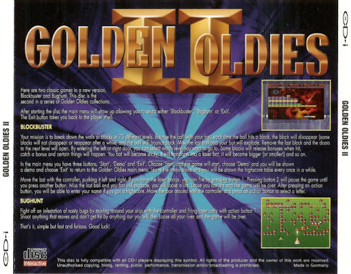 Golden Oldies 2: Blockbuster and Bughunt (CD-i) (ONLINE ORDER ONLY)