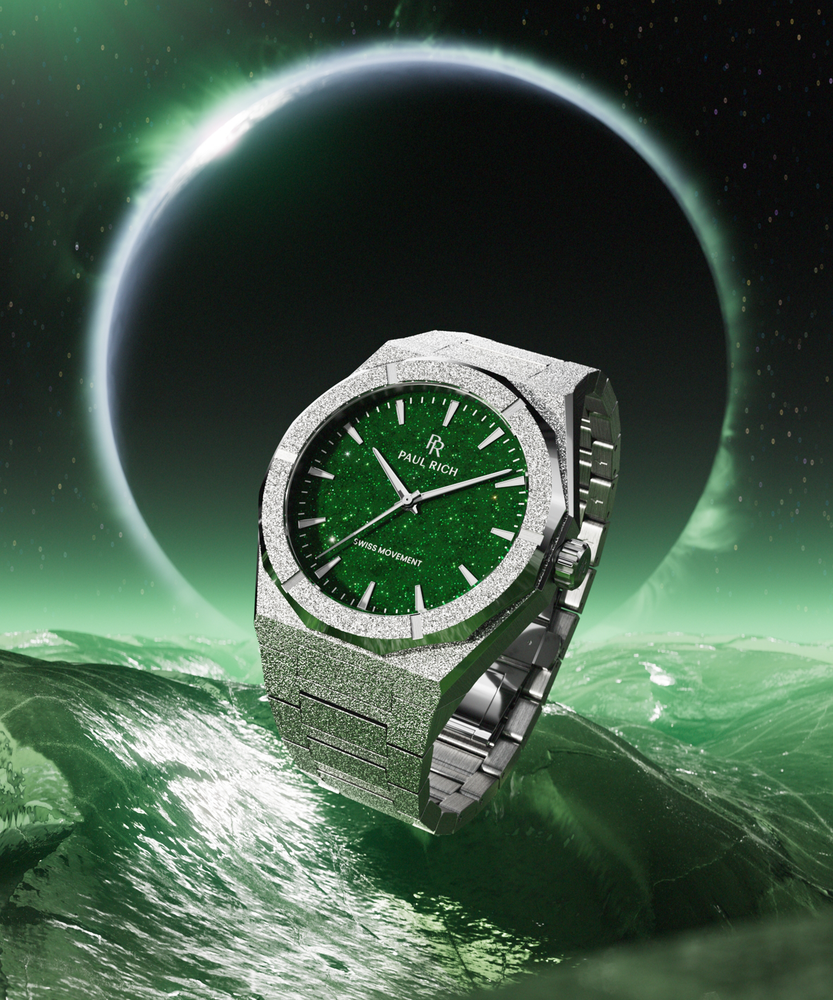 Frosted Star Dust II Silver Green (Online Only)