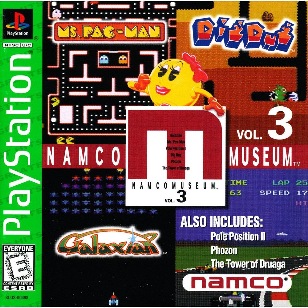 Namco Museum Vol. 3 (Greatest Hits) (Playstation) (ONLINE ORDER ONLY)