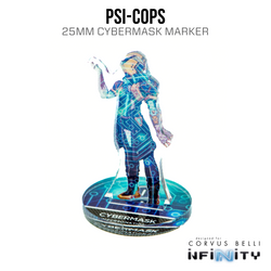 Infinity 3D Markers: PSI-Cops (25mm Cybermask) (ONLINE ORDER ONLY)
