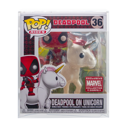 Deadpool on Unicorn/Kylo Tie Fighter PopShield Protectors (ONLINE ORDER ONLY)