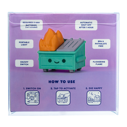 Dumpster Fire Night Light PopShield WHOLESALE (ONLINE ORDER ONLY)