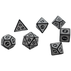 Enchanted Zen - 7 Piece DnD Dice Set | Acrylic RPG Gaming Dice (ONLINE ORDER ONLY)