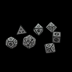 Enchanted Zen - 7 Piece DnD Dice Set | Acrylic RPG Gaming Dice (ONLINE ORDER ONLY)