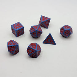 Enchanted Hero - 7 Piece DnD Dice Set | Acrylic RPG Gaming Dice (ONLINE ORDER ONLY)
