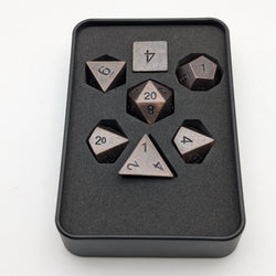 Copper Ore - 7 Piece DnD Dice Set | Metal RPG Gaming Dice (ONLINE ORDER ONLY)