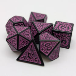 Enchanted Royalty - 7 Piece DnD Dice Set | Acrylic RPG Gaming Dice (ONLINE ORDER ONLY)