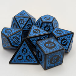 Enchanted Seas - 7 Piece DnD Dice Set | Acrylic RPG Gaming Dice (ONLINE ORDER ONLY)
