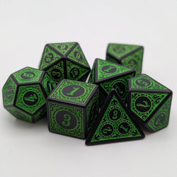 Enchanted Ent - 7 Piece DnD Dice Set | Acrylic RPG Gaming Dice (ONLINE ORDER ONLY)