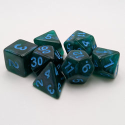Lake Bottom - 7 Piece DnD Dice Set | Acrylic RPG Gaming Dice (ONLINE ORDER ONLY)