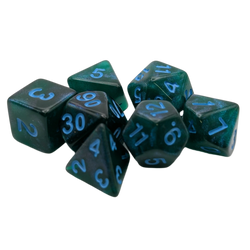 Lake Bottom - 7 Piece DnD Dice Set | Acrylic RPG Gaming Dice (ONLINE ORDER ONLY)
