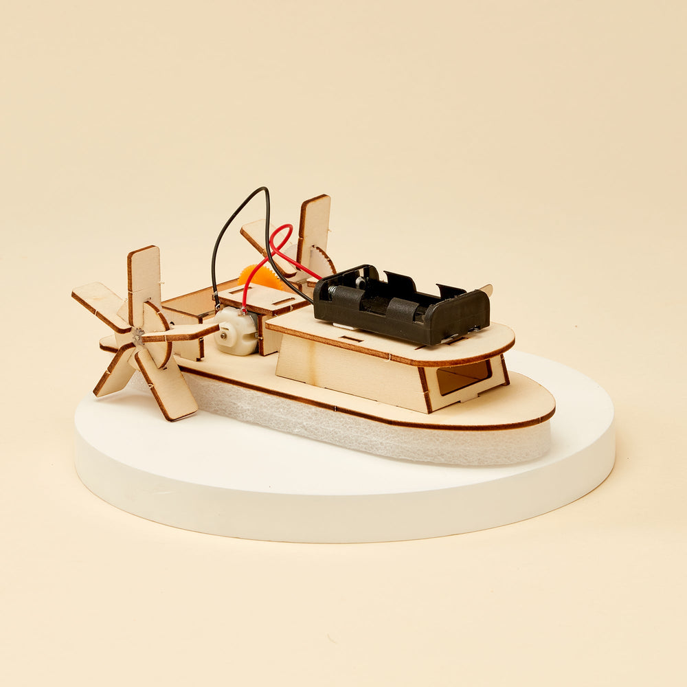 Paddlewheel Boat DIY Kit, Educational STEM Toy (ONLINE ORDER ONLY)