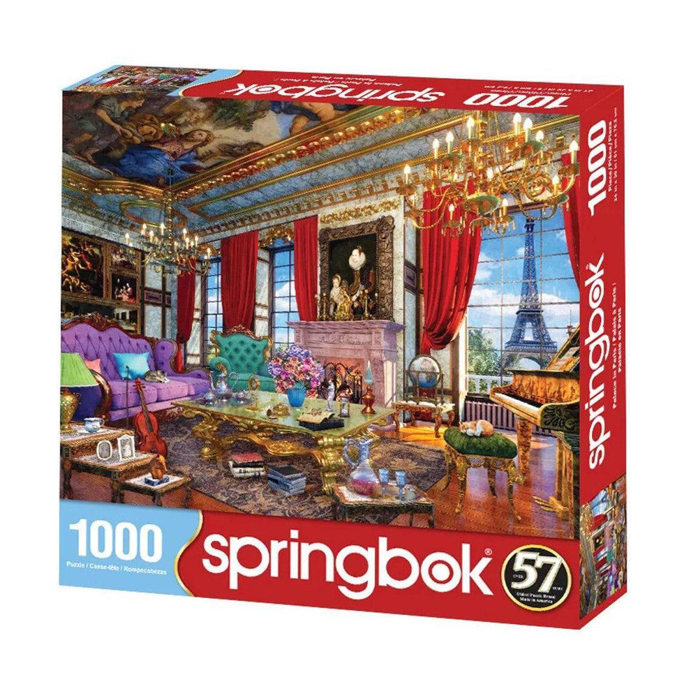 Palace in Paris 1000 Piece Jigsaw Puzzle Springbok (ONLINE ORDER ONLY)