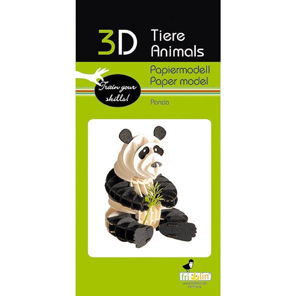 Panda 3D Cardboard Model Kit Fridolin (ONLINE ORDER ONLY)