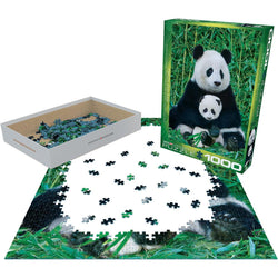 Panda & Baby 1000 Piece Jigsaw Puzzle Eurographics (ONLINE ORDER ONLY)