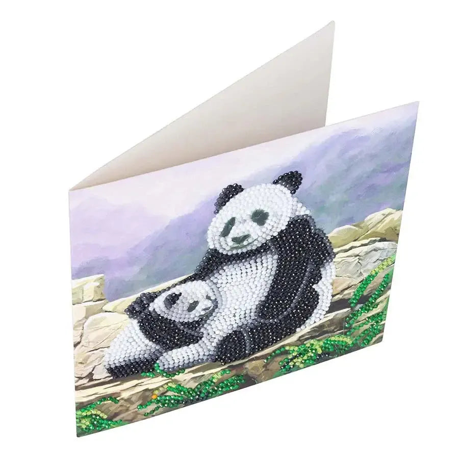 Panda Crystal Art Card Kit Craft Buddy (ONLINE ORDER ONLY)