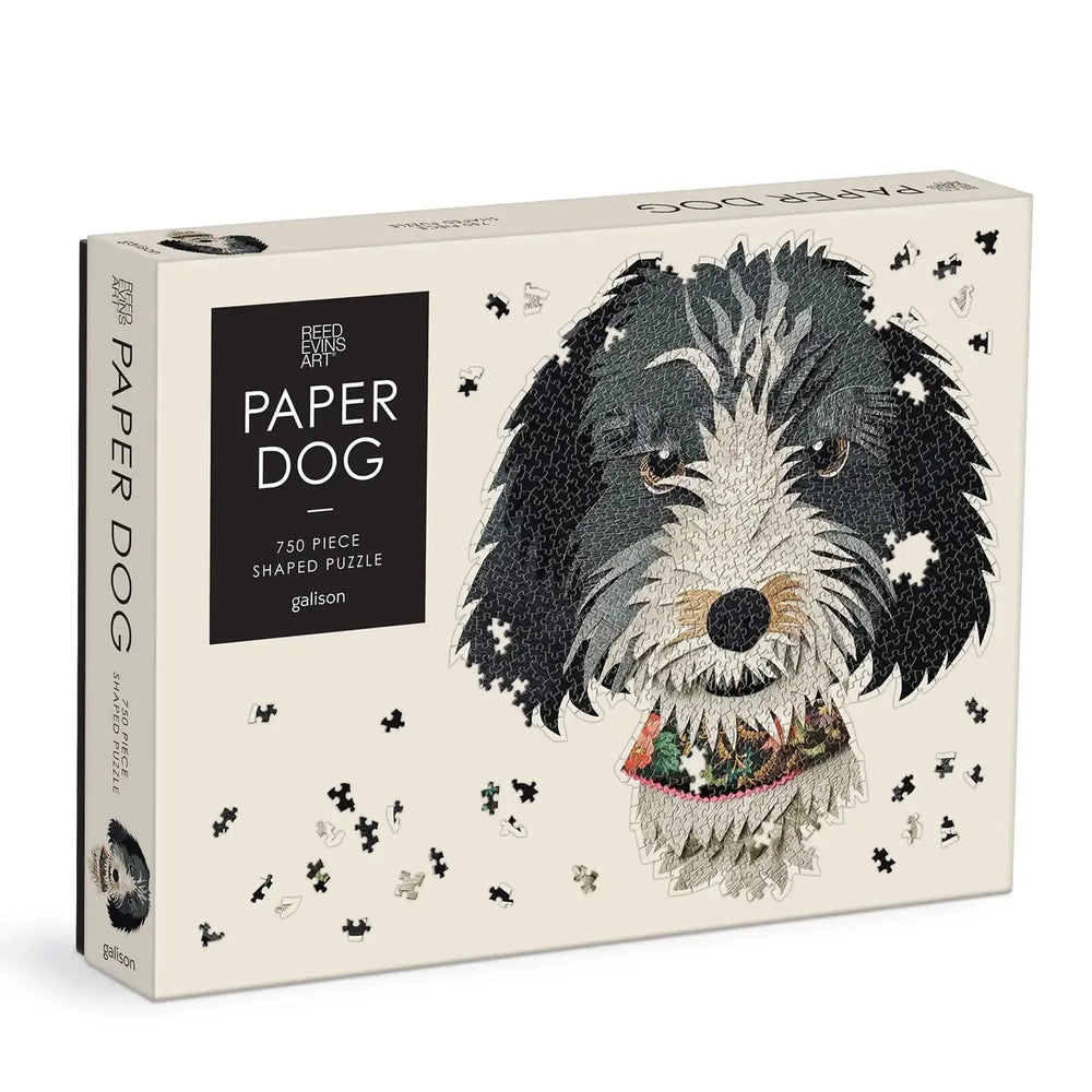 Paper Dog 750 Piece Shaped Jigsaw Puzzle Galison (ONLINE ORDER ONLY)