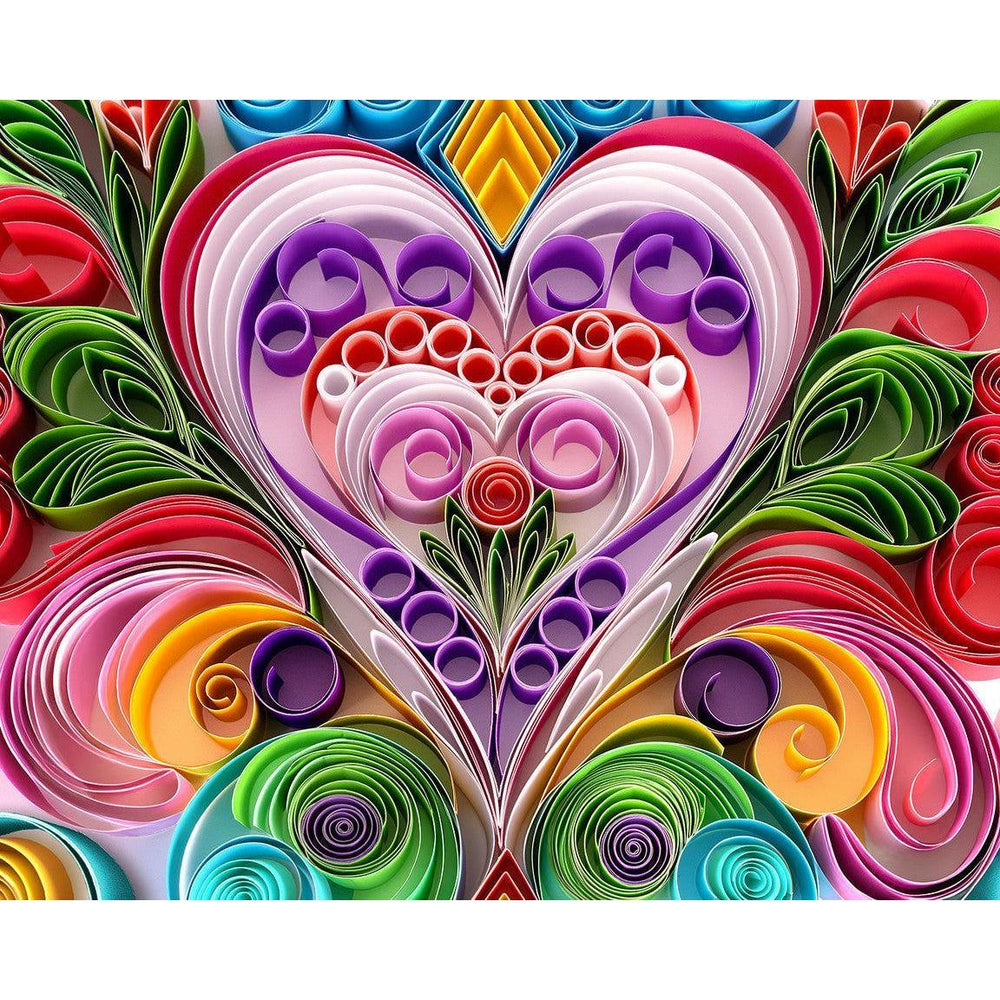 Paper Hearts 1000 Piece Jigsaw Puzzle Springbok (ONLINE ORDER ONLY)