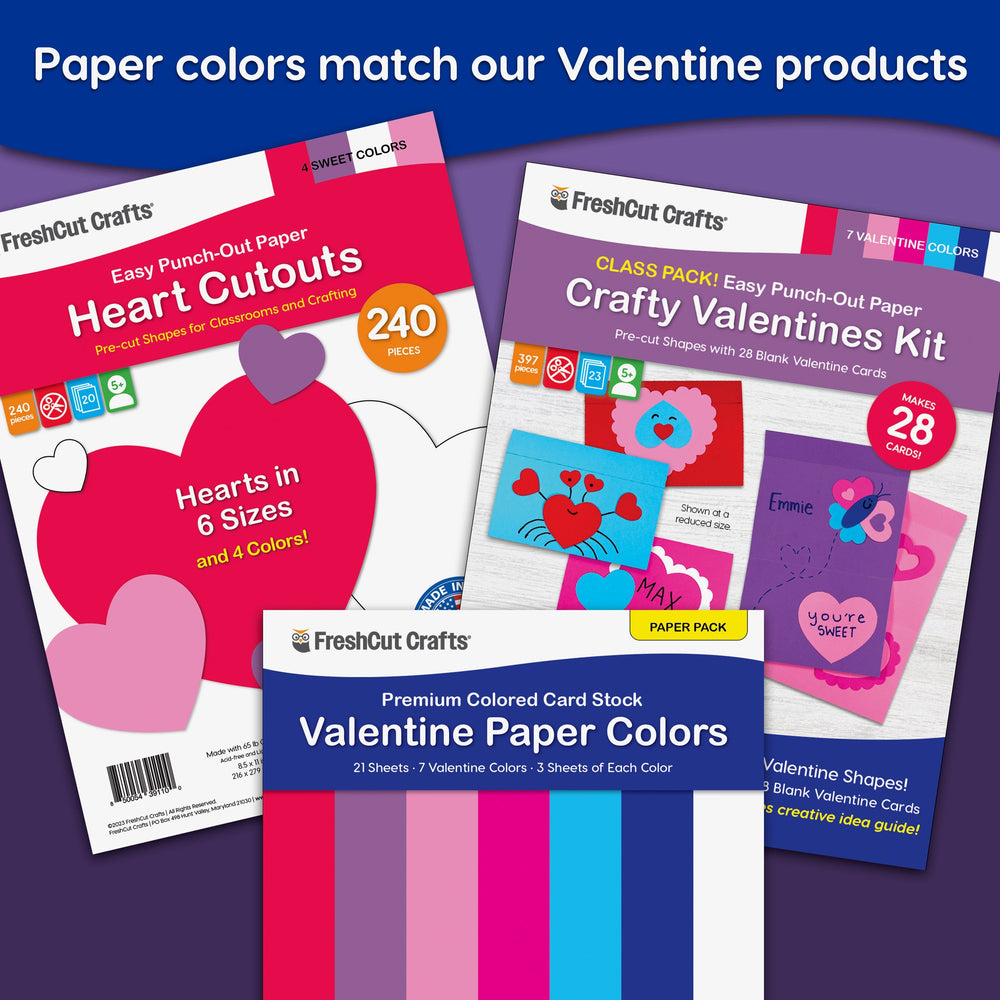 Valentine Paper Colors (ONLINE ORDER ONLY)
