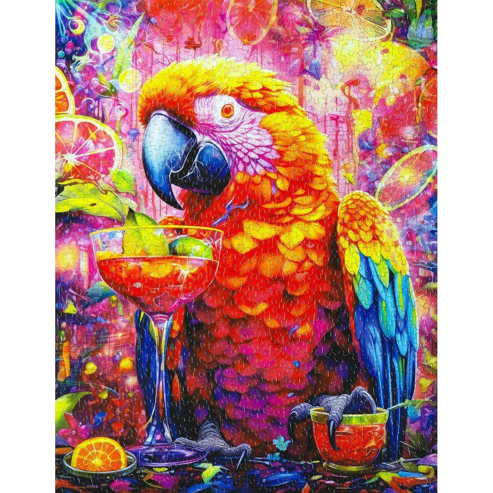 Paradise Parrot 1000 Piece Jigsaw Puzzle Springbok (ONLINE ORDER ONLY)