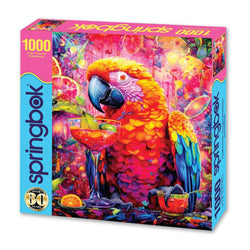 Paradise Parrot 1000 Piece Jigsaw Puzzle Springbok (ONLINE ORDER ONLY)