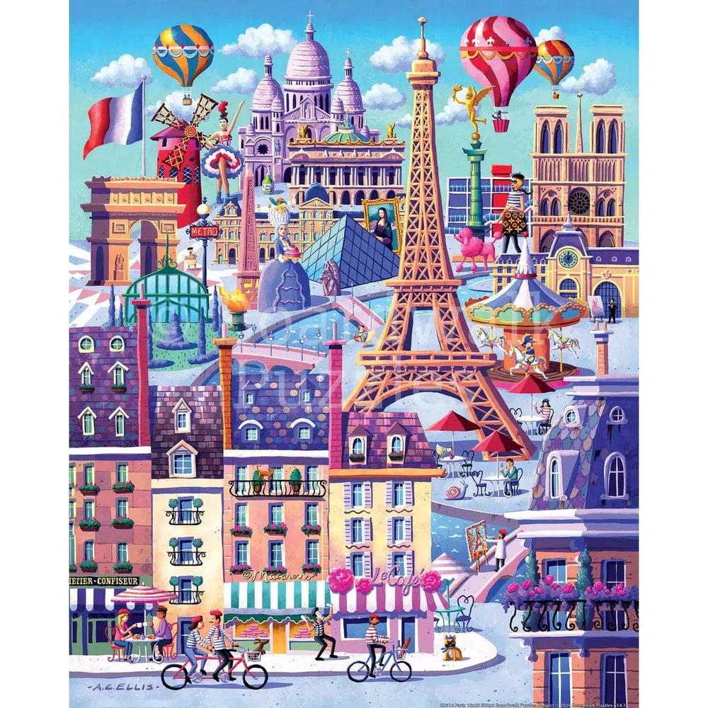 Paris 1000 Piece Jigsaw Puzzle Boardwalk (ONLINE ORDER ONLY)