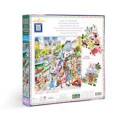 Paris Bookseller 1000 Piece Jigsaw Puzzle eeBoo (ONLINE ORDER ONLY)