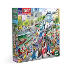 Paris Bookseller 1000 Piece Jigsaw Puzzle eeBoo (ONLINE ORDER ONLY)