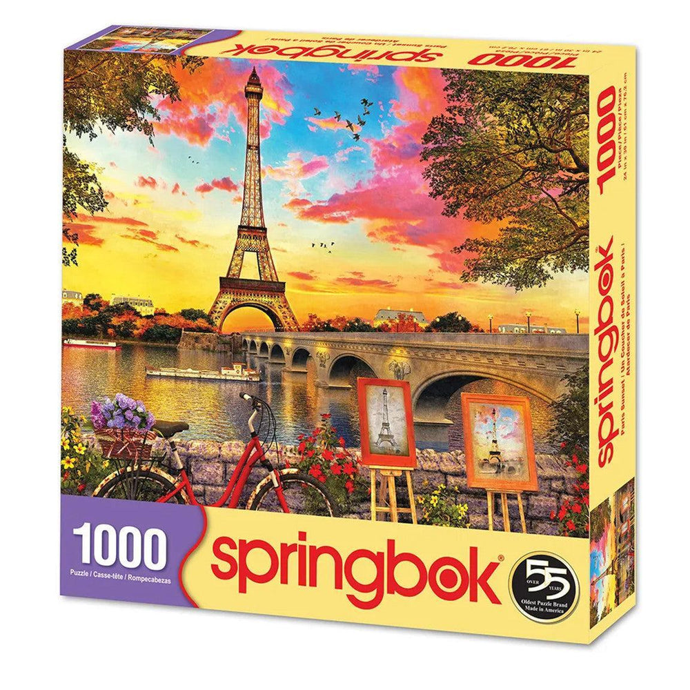 Paris Sunset 1000 Piece Jigsaw Puzzle Springbok (ONLINE ORDER ONLY)