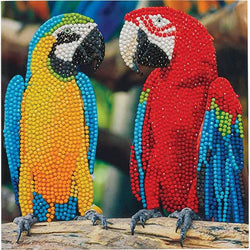 Parrot Friends Crystal Art Card Kit Craft Buddy (ONLINE ORDER ONLY)