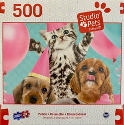 Party Time Studio Pets 500 Piece Jigsaw Puzzle Sure Lox (ONLINE ORDER ONLY)