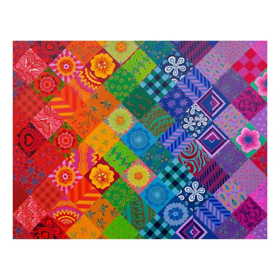 Patchwork Rainbow 1000 Piece Jigsaw Puzzle HOP (ONLINE ORDER ONLY)