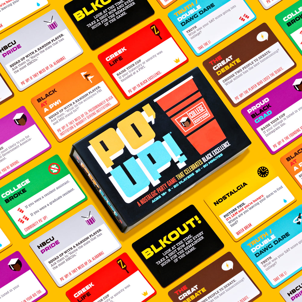 PO' UP! Card Game: College Edition (ONLINE ORDER ONLY)