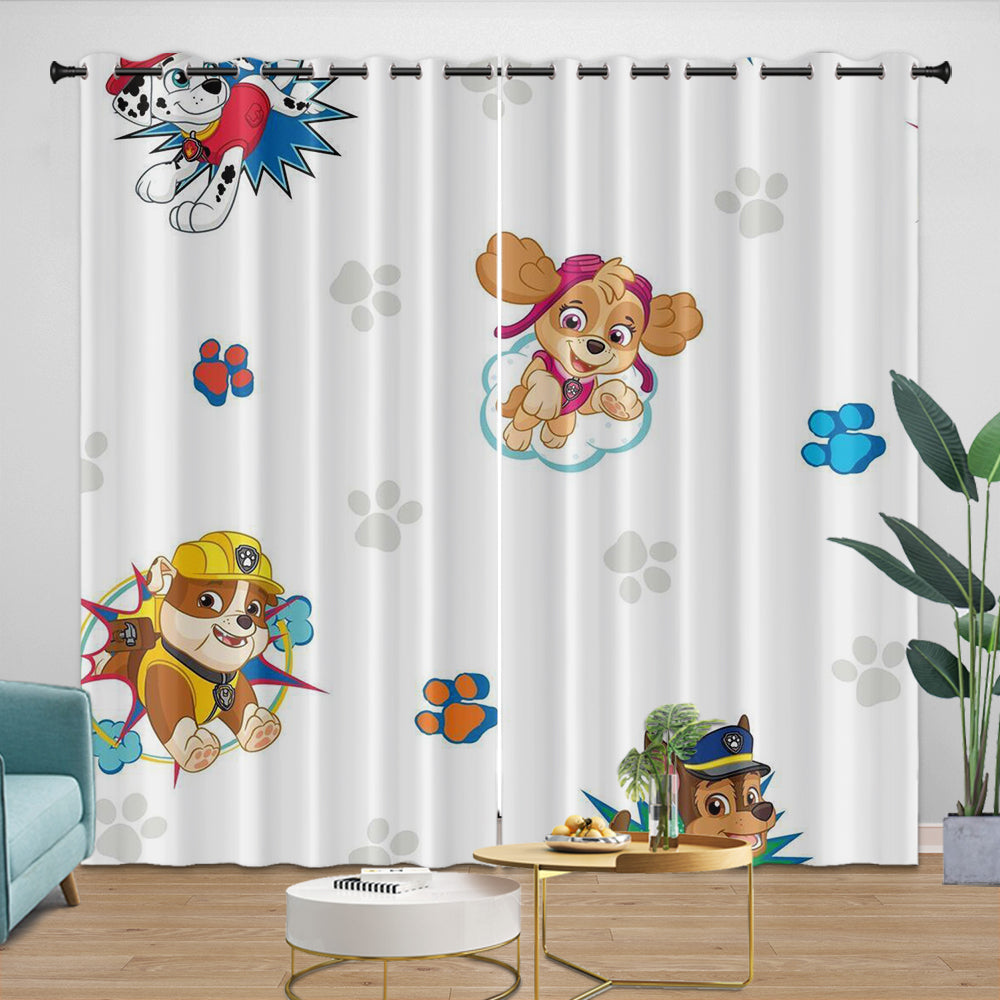 Paw Patrol 2025 Curtains Pattern Blackout Window Drapes (ONLINE ORDER ONLY)