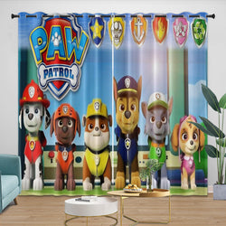 Paw Patrol 2025 Curtains Pattern Blackout Window Drapes (ONLINE ORDER ONLY)
