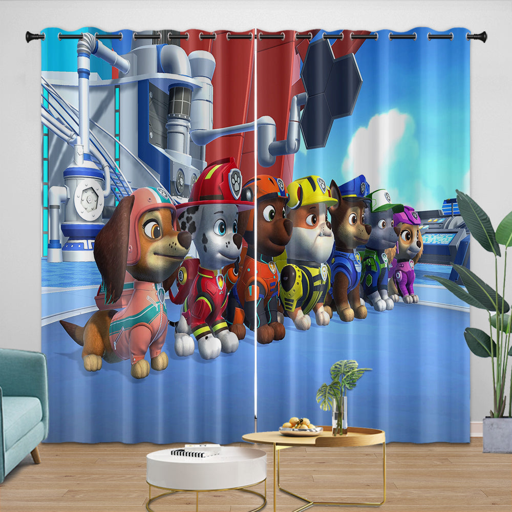 Paw Patrol 2025 Curtains Pattern Blackout Window Drapes (ONLINE ORDER ONLY)