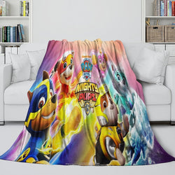 Paw Patrol Mighty Pups Blanket Flannel Throw Room Decoration (ONLINE ORDER ONLY)